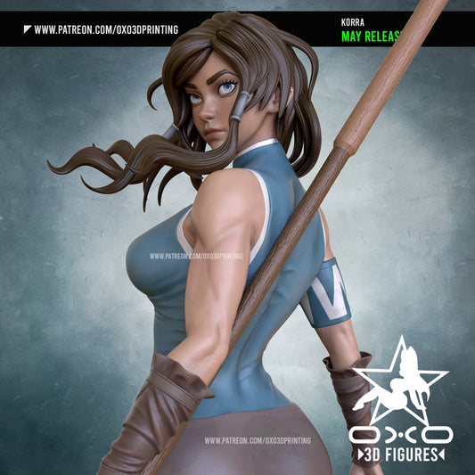 Korra - OXO3D - Dark Forge Arts