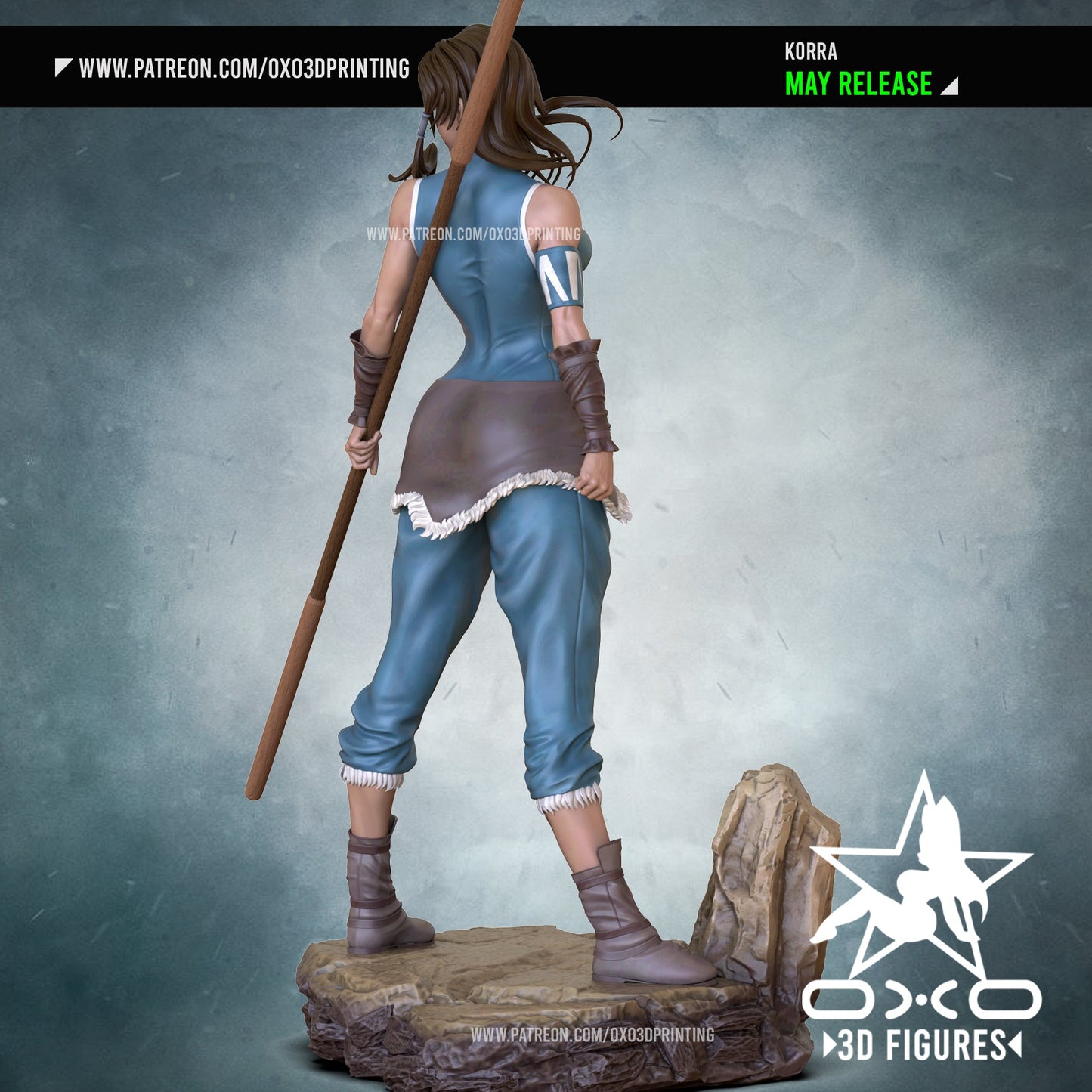 Korra - OXO3D - Dark Forge Arts
