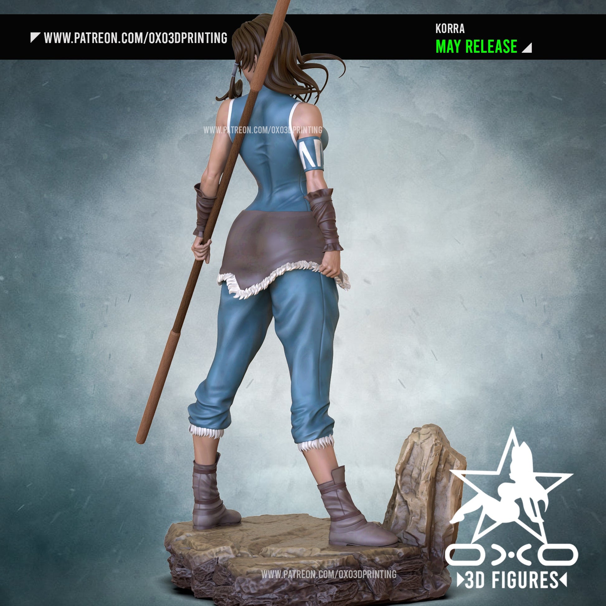 Korra - OXO3D - Dark Forge Arts