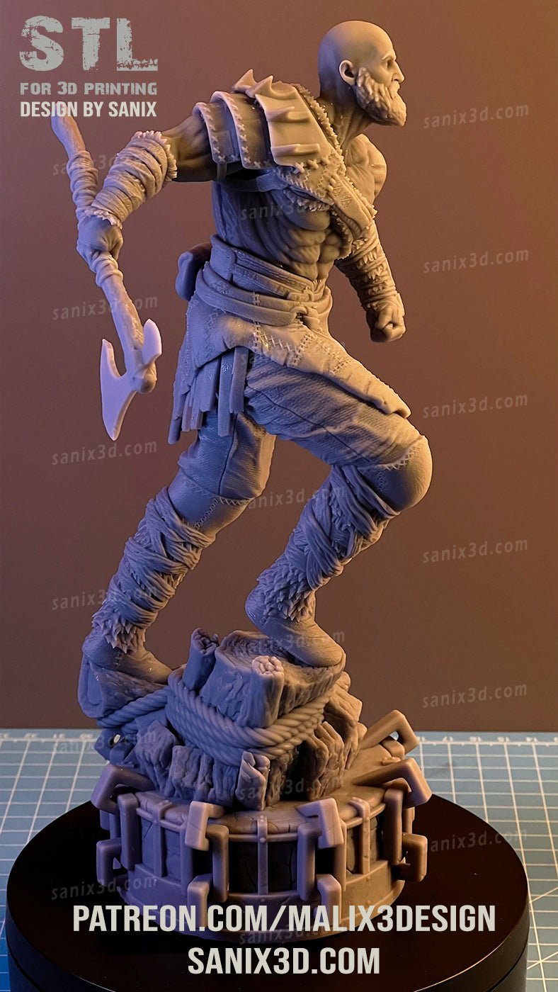 Kratos God Of War - Sanix3D - Dark Forge Arts