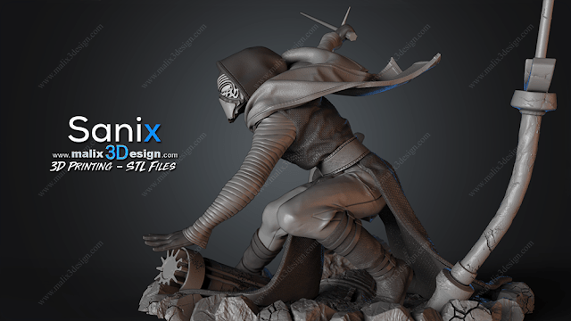 Kylo Ren - Sanix3D - Dark Forge Arts
