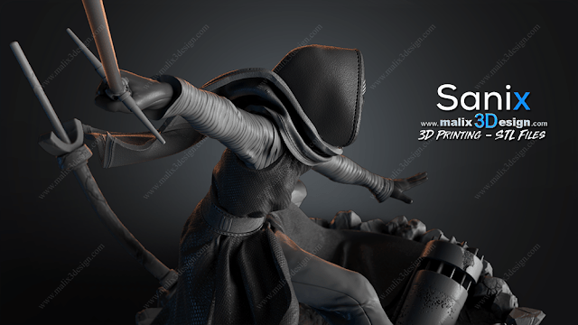 Kylo Ren - Sanix3D - Dark Forge Arts