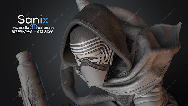 Kylo Ren - Sanix3D - Dark Forge Arts