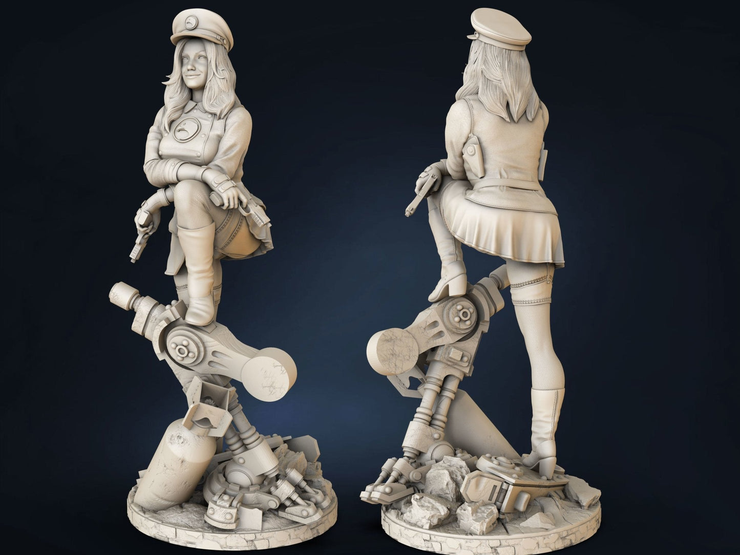 Lady Blackhawk - Artifex3D - Dark Forge Arts