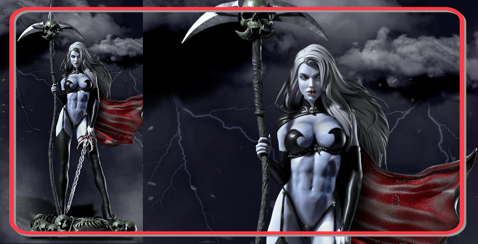 Lady Death - CA 3D Studios - Dark Forge Arts
