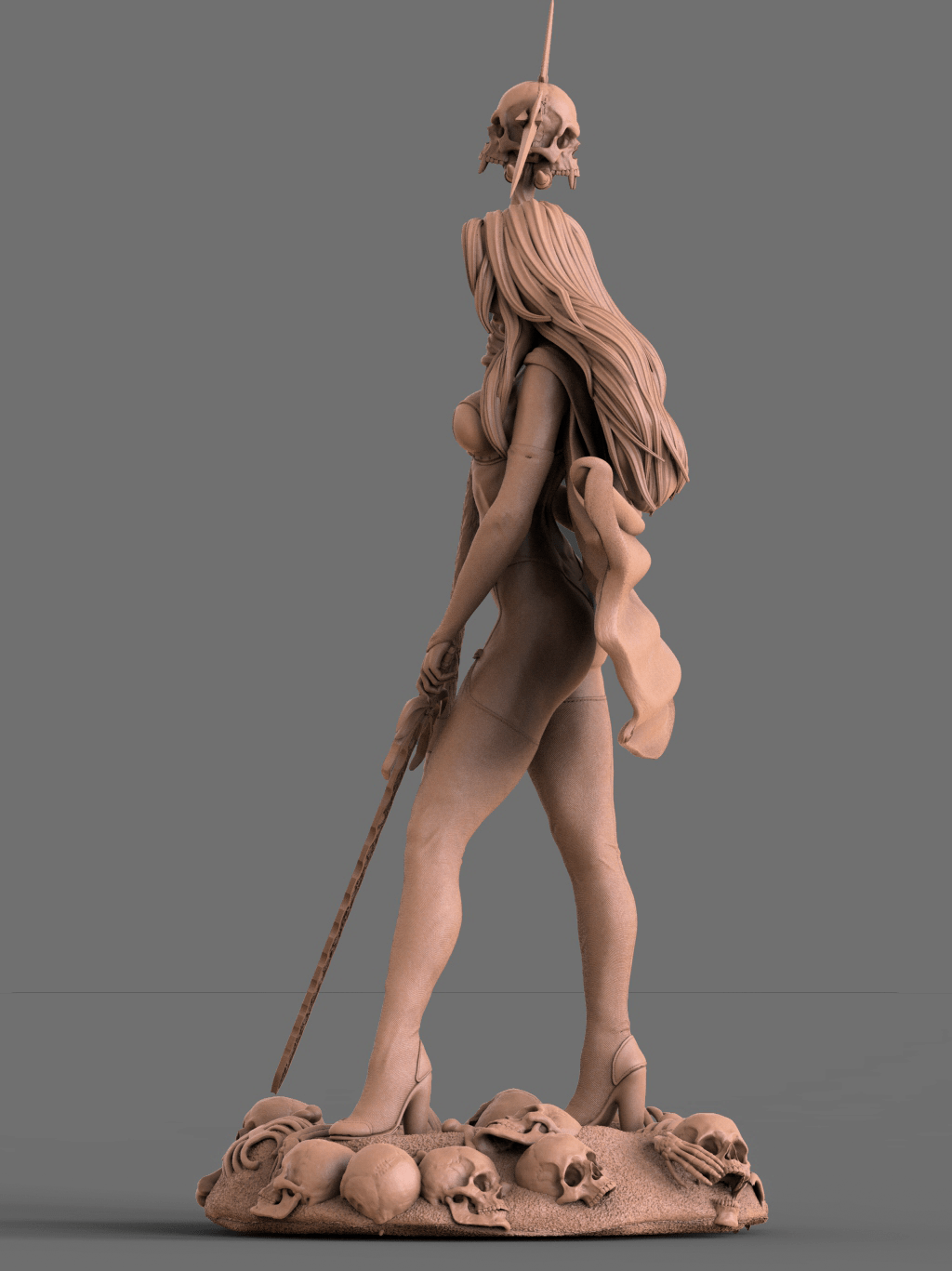 Lady Death - CA 3D Studios - Dark Forge Arts