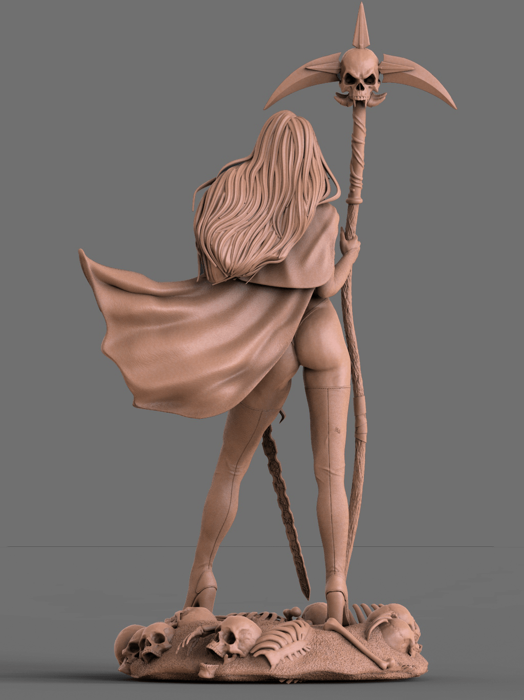 Lady Death - CA 3D Studios - Dark Forge Arts