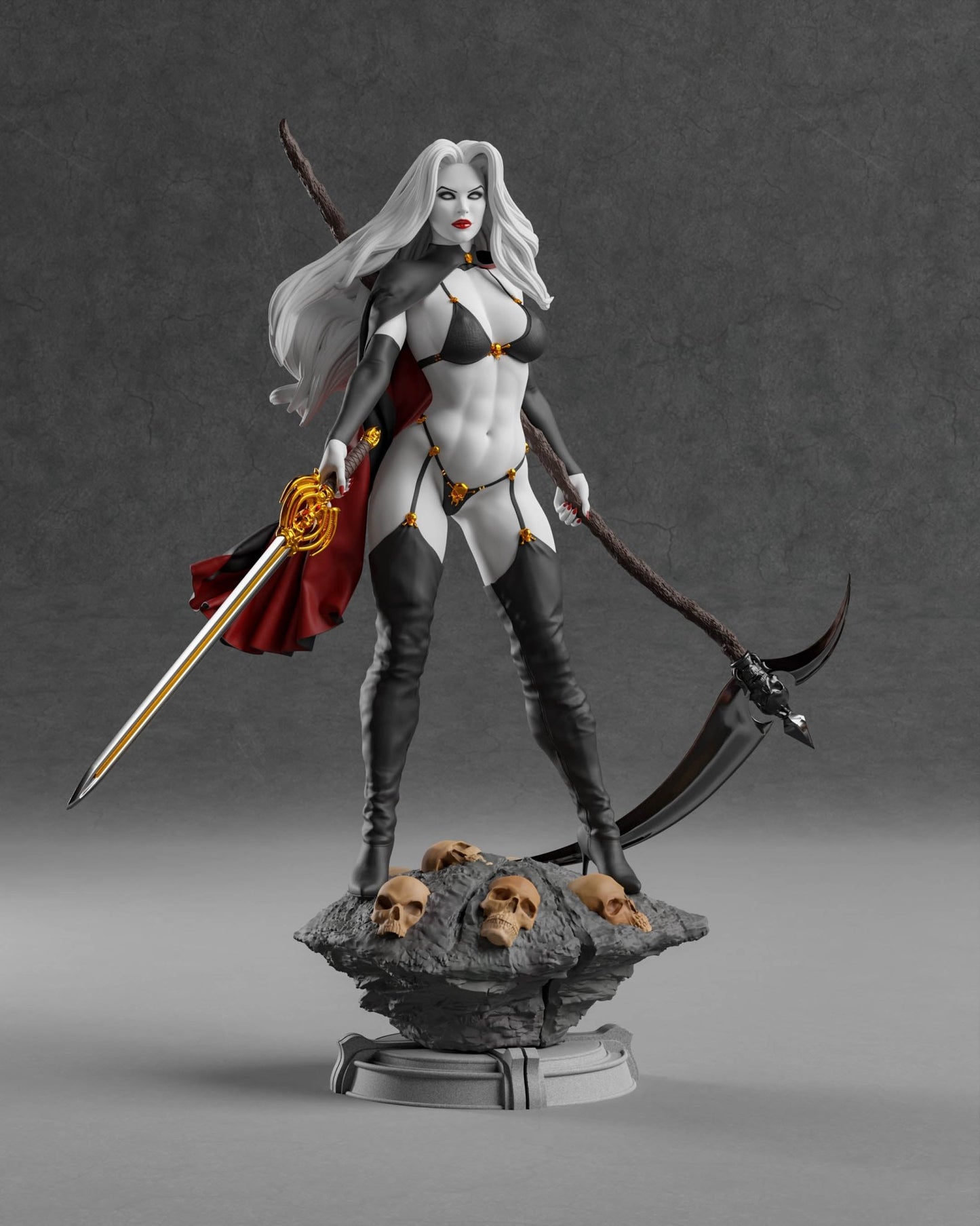 Lady Death V1 - Abe3D - Dark Forge Arts