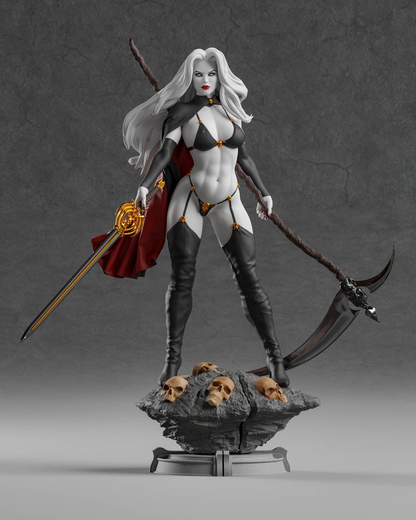 Lady Death V1 - Abe3D - Dark Forge Arts