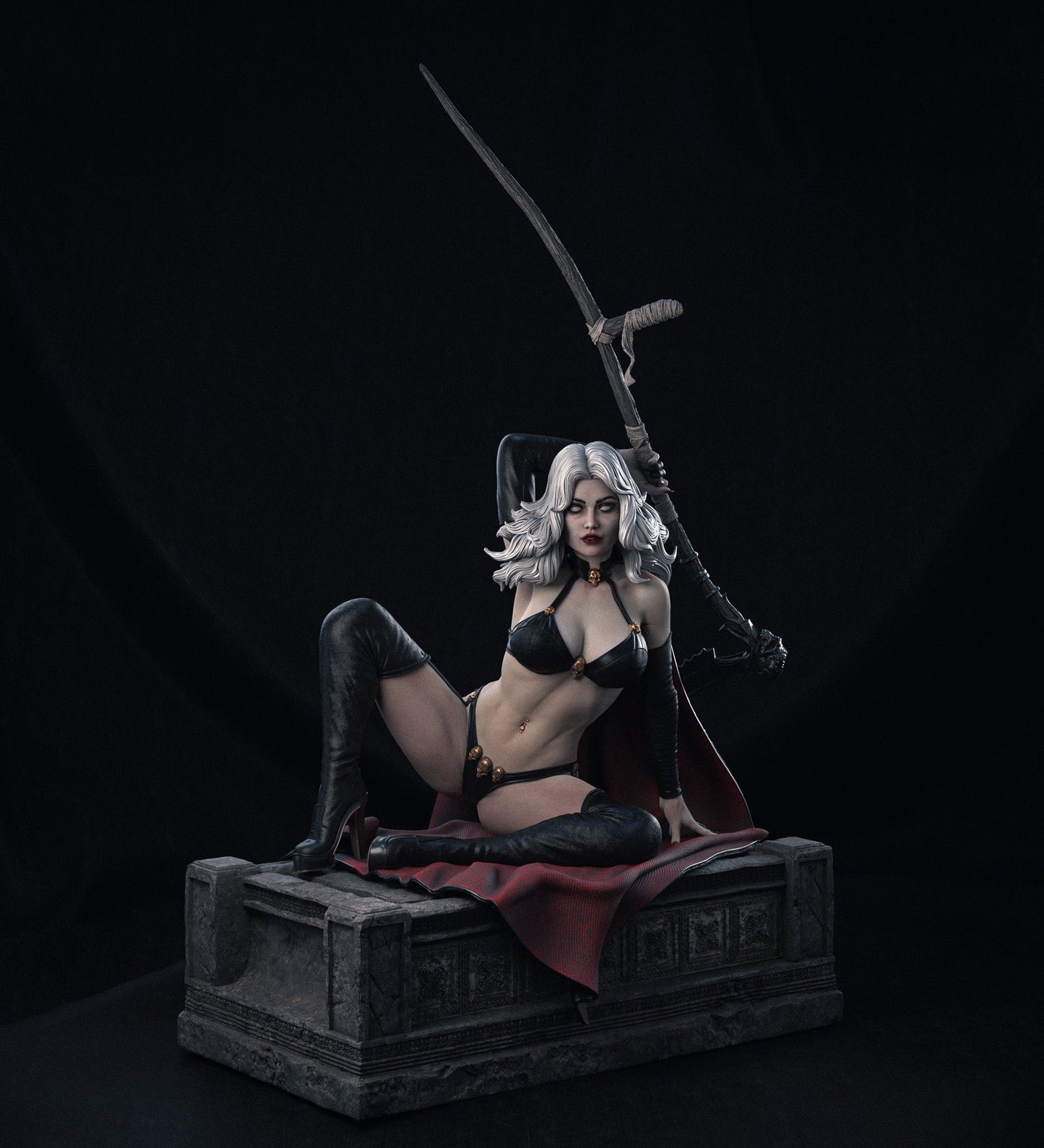 Lady Death V2 - Abe3D - Dark Forge Arts