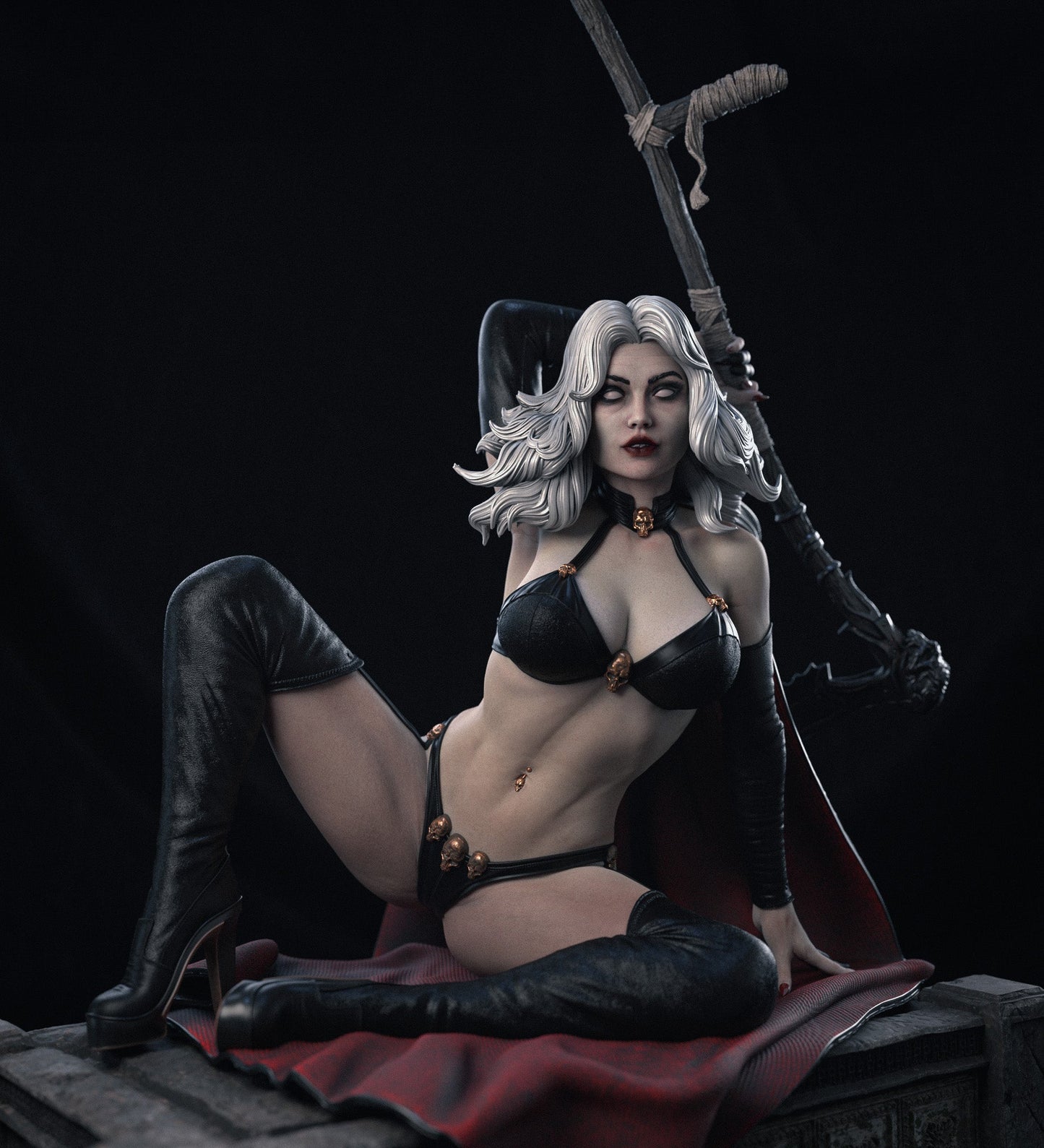 Lady Death V2 - Abe3D - Dark Forge Arts