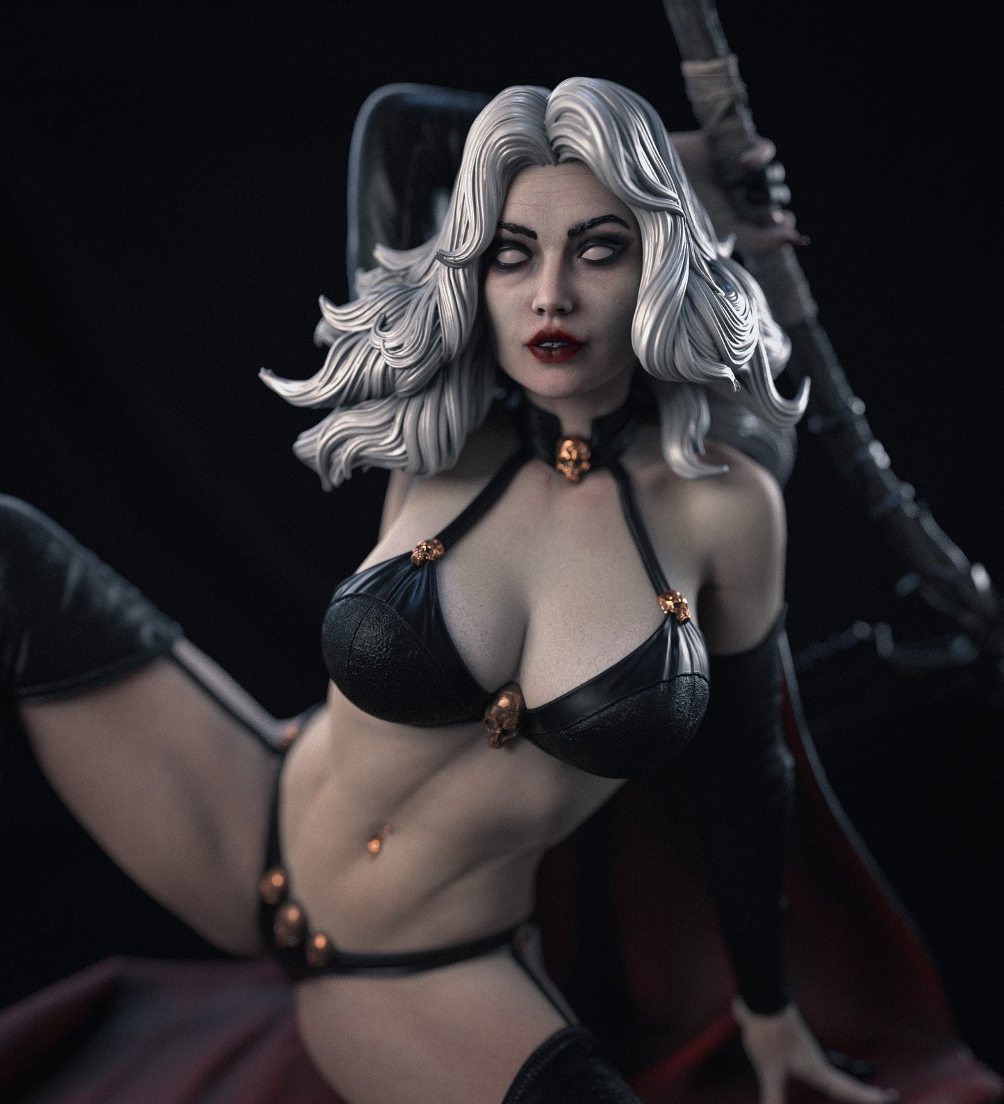Lady Death V2 - Abe3D - Dark Forge Arts