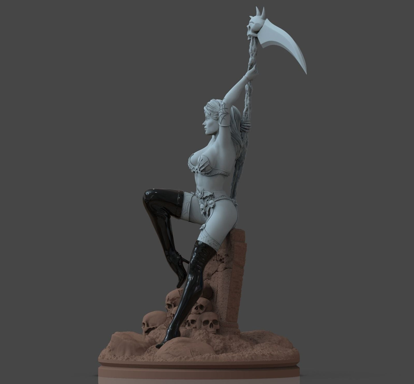 Lady Death V2 - Artifex3D - Dark Forge Arts