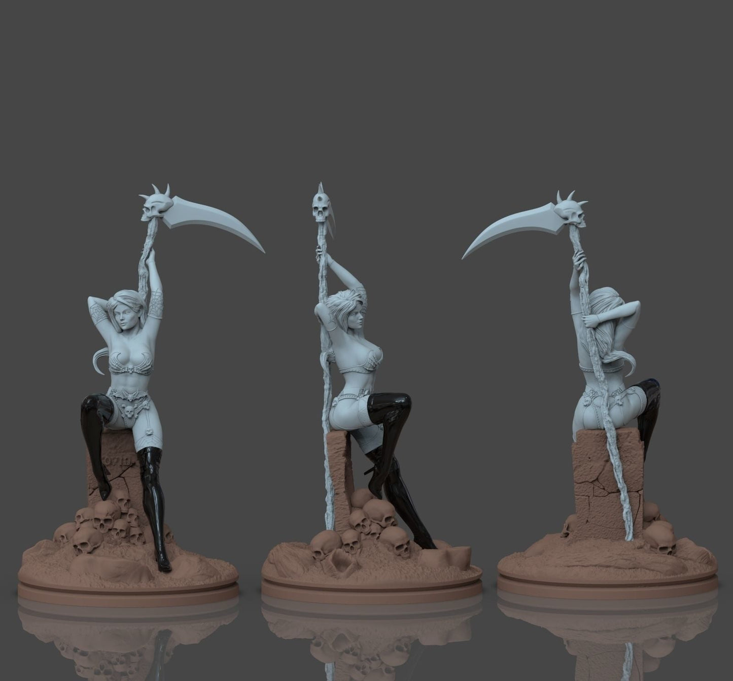 Lady Death V2 - Artifex3D - Dark Forge Arts