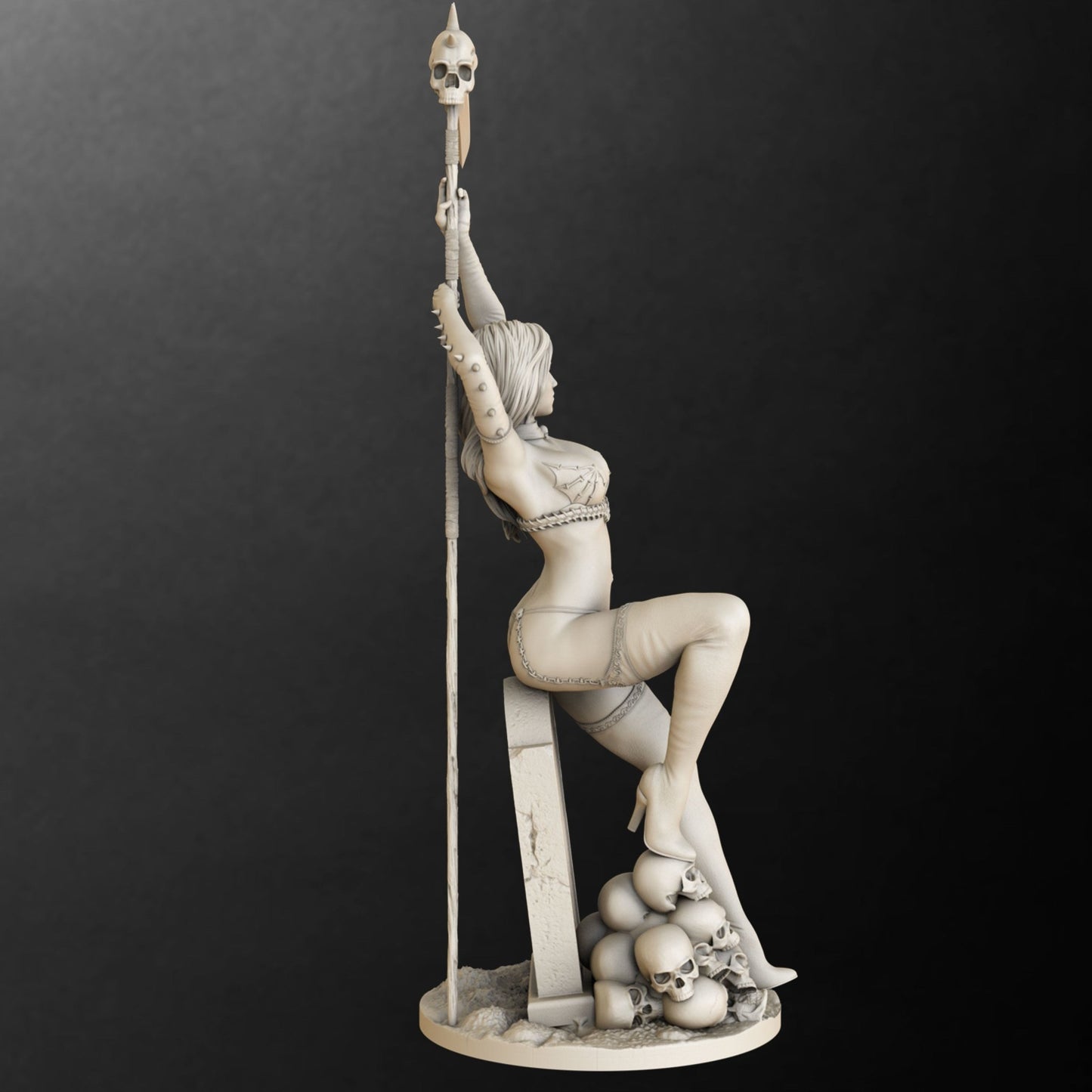 Lady Death V3 - Artifex3D - Dark Forge Arts