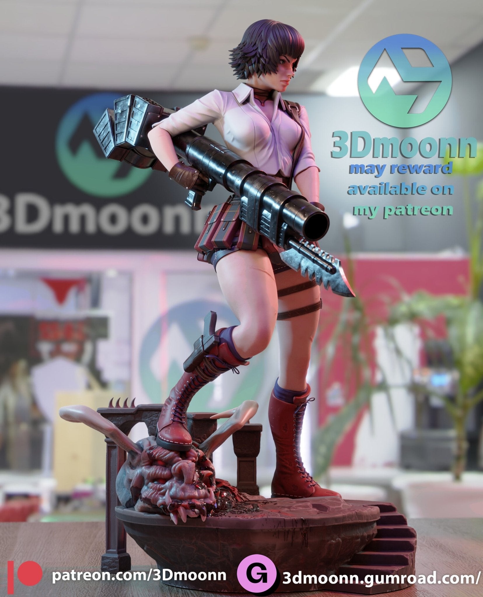 Lady Devil May Cry - 3DMoonn - Dark Forge Arts