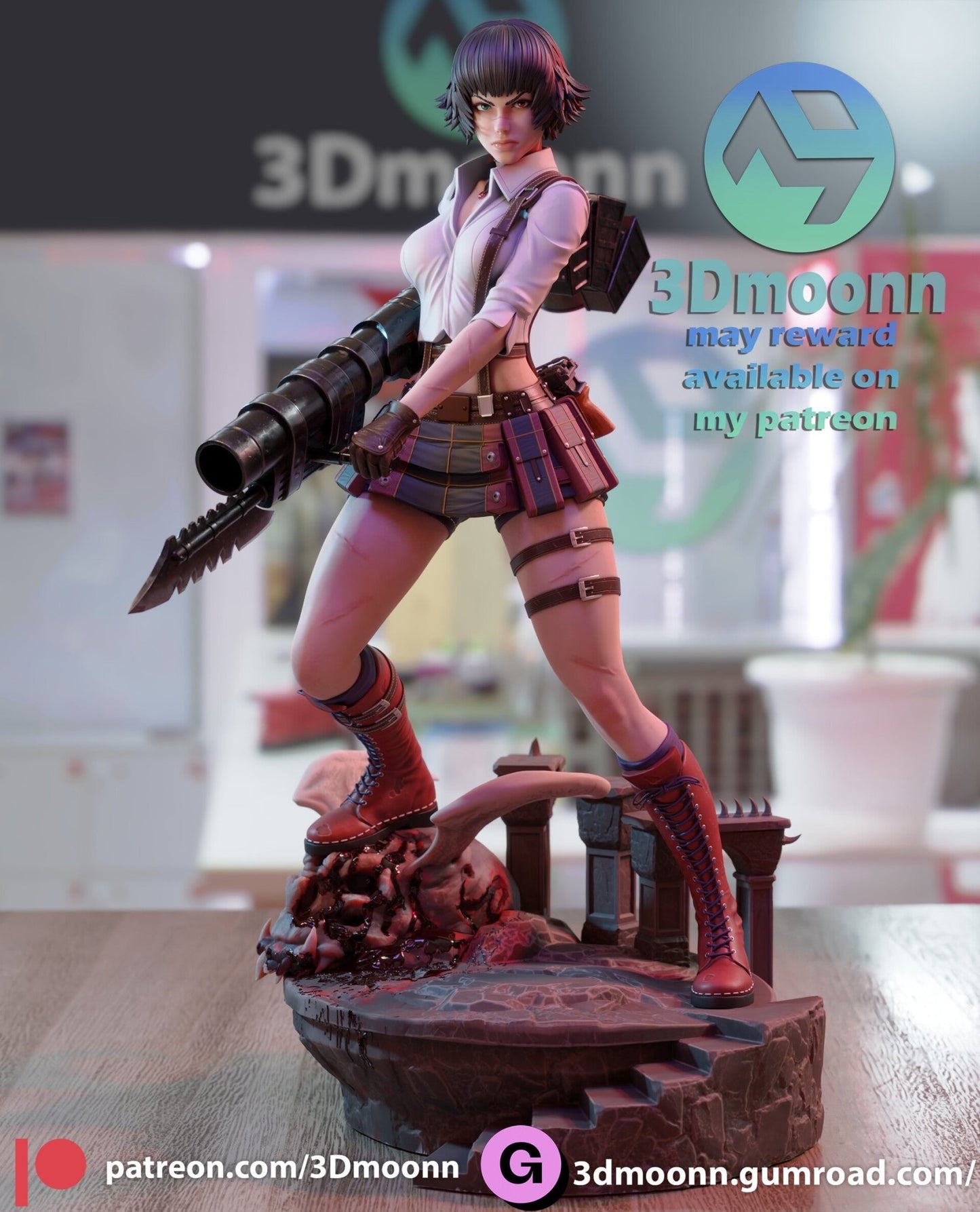 Lady Devil May Cry - 3DMoonn - Dark Forge Arts