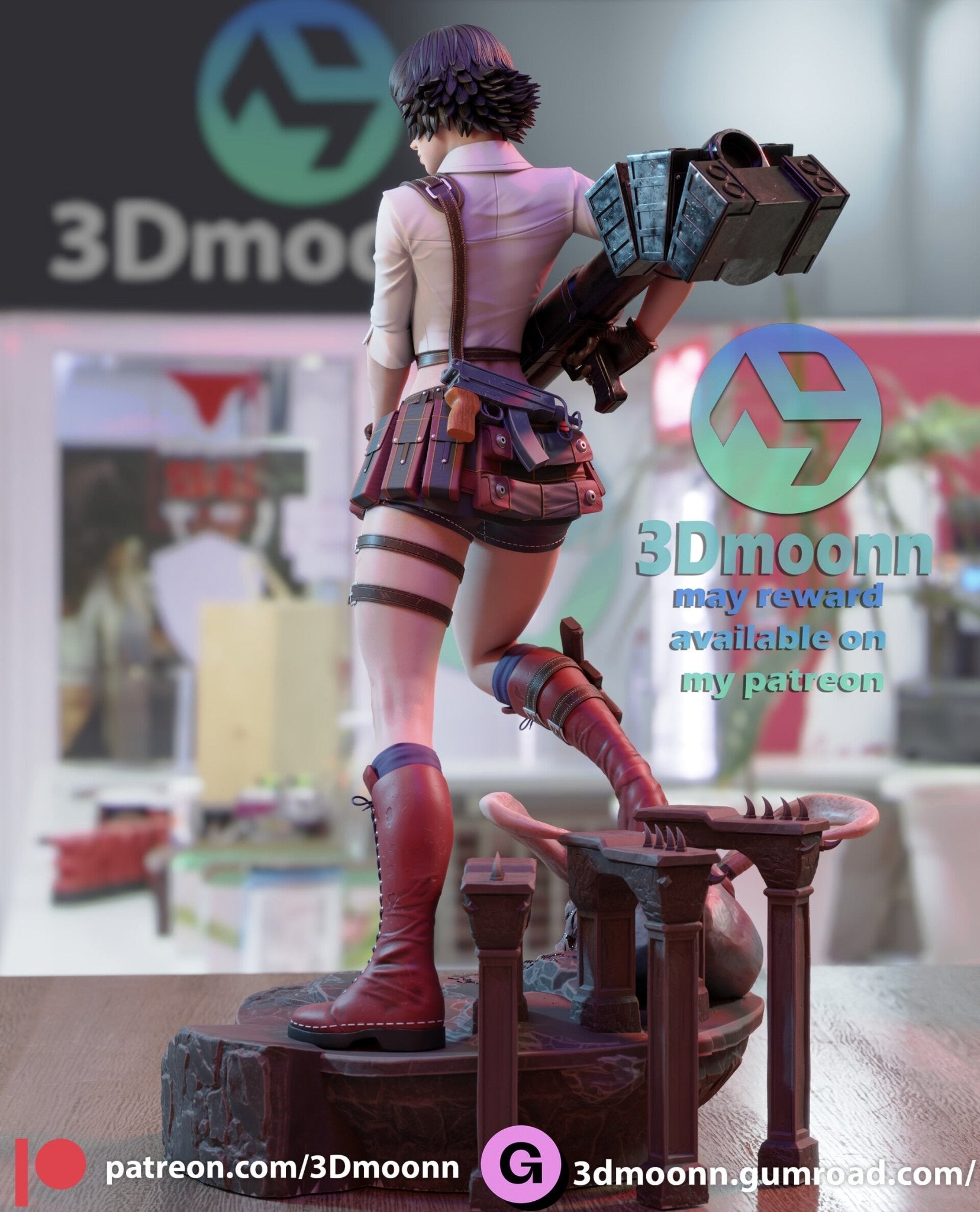 Lady Devil May Cry - 3DMoonn - Dark Forge Arts