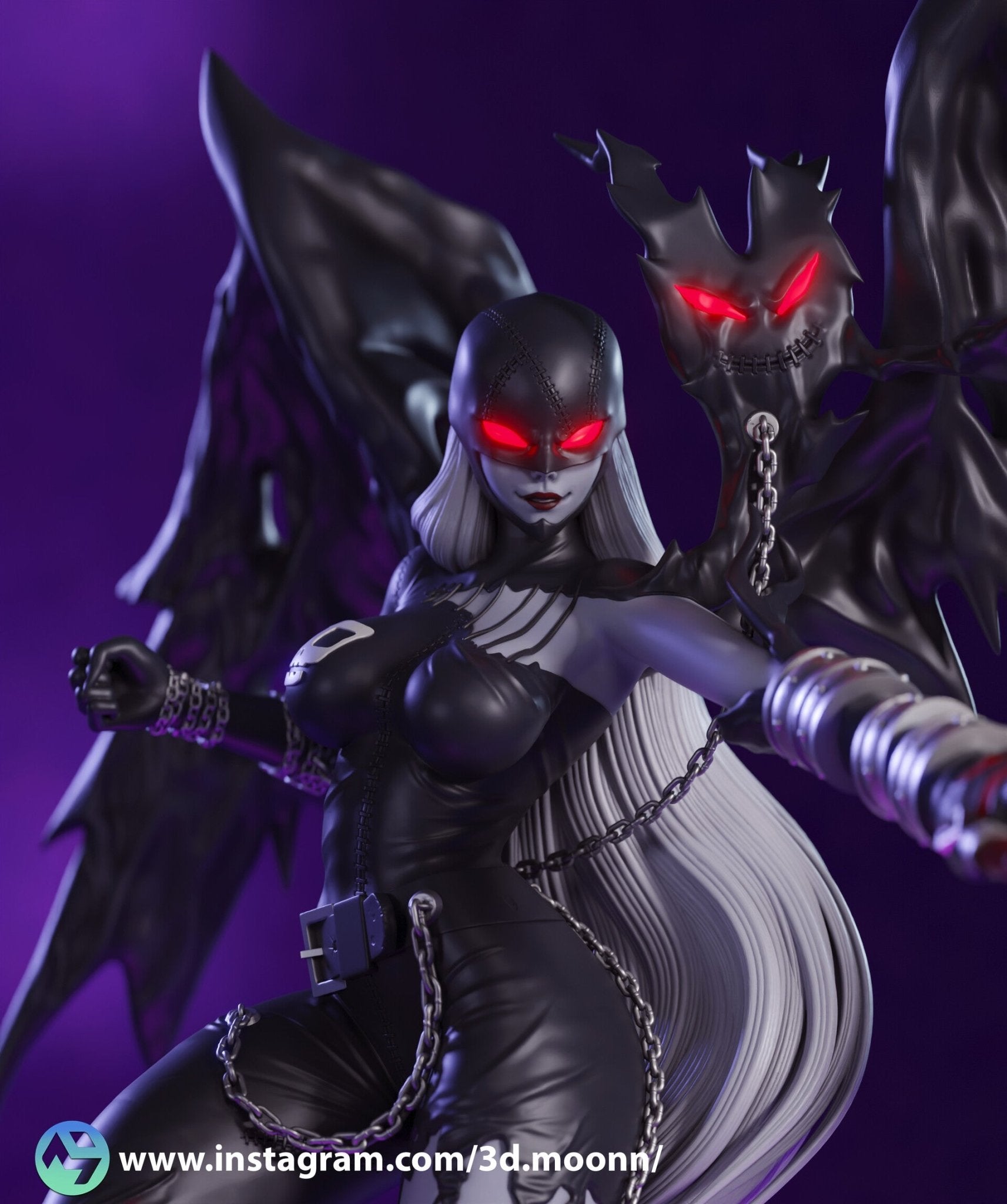 Lady Devimon - 3DMoonn - Dark Forge Arts
