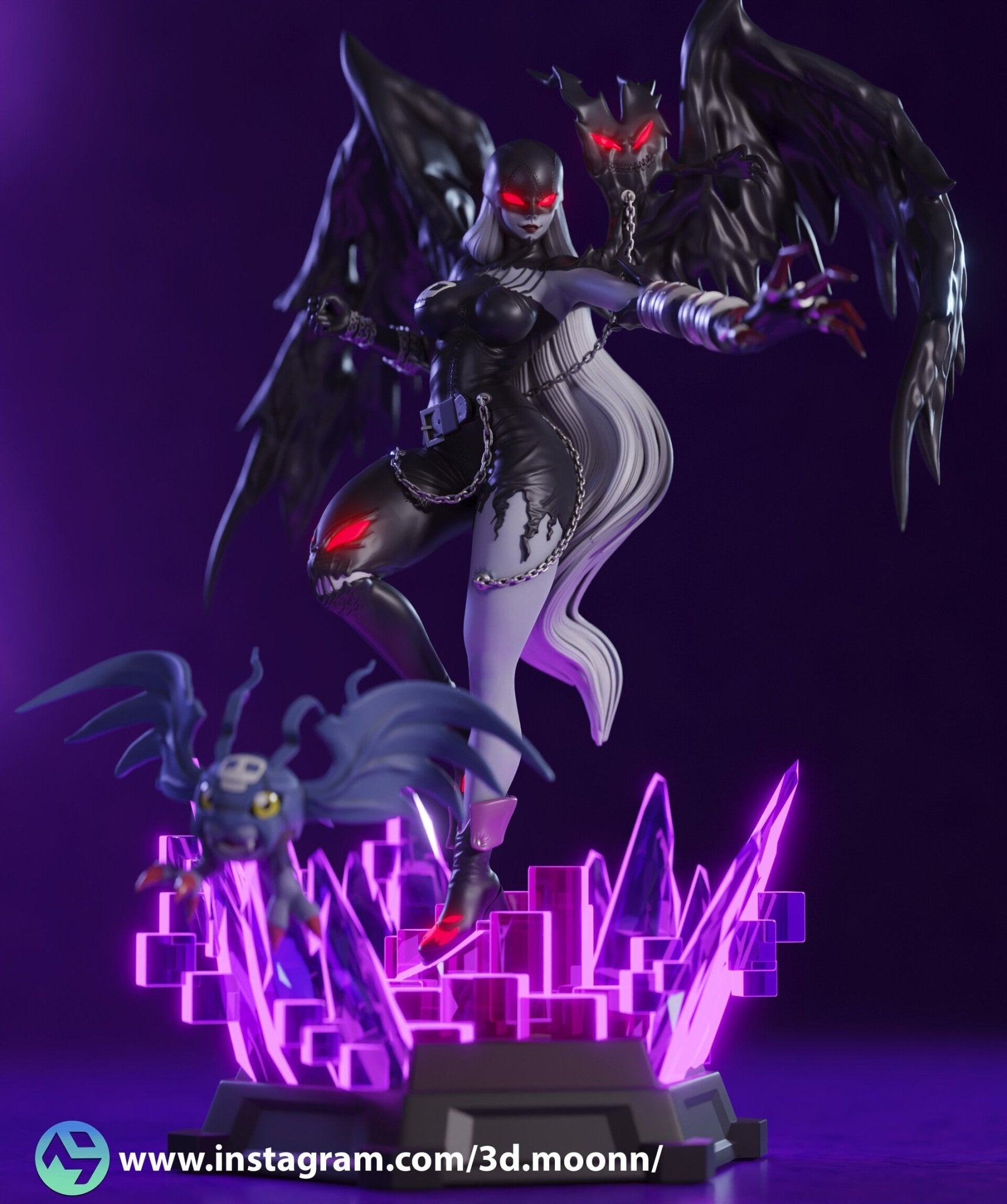 Lady Devimon - 3DMoonn - Dark Forge Arts