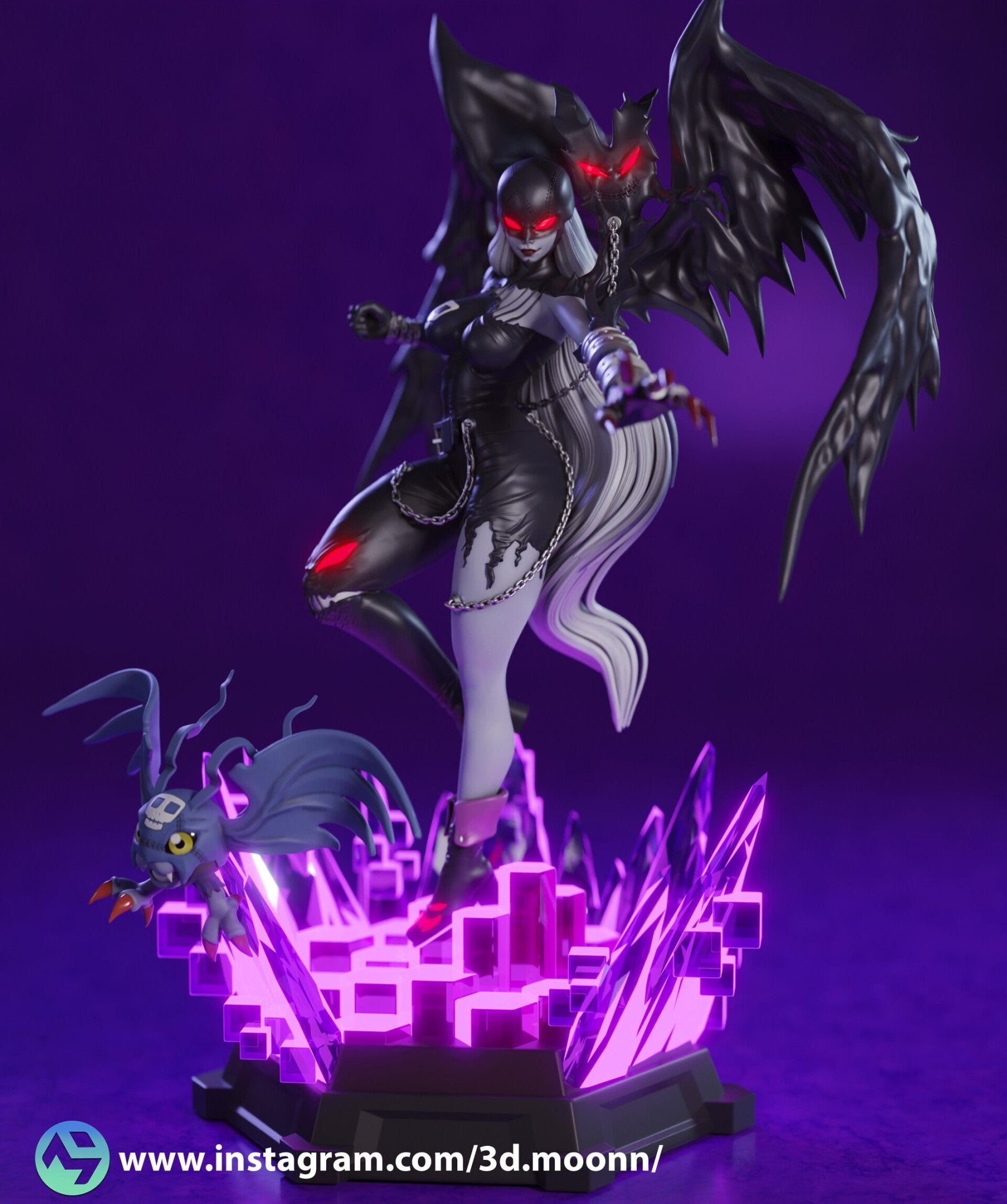 Lady Devimon - 3DMoonn - Dark Forge Arts