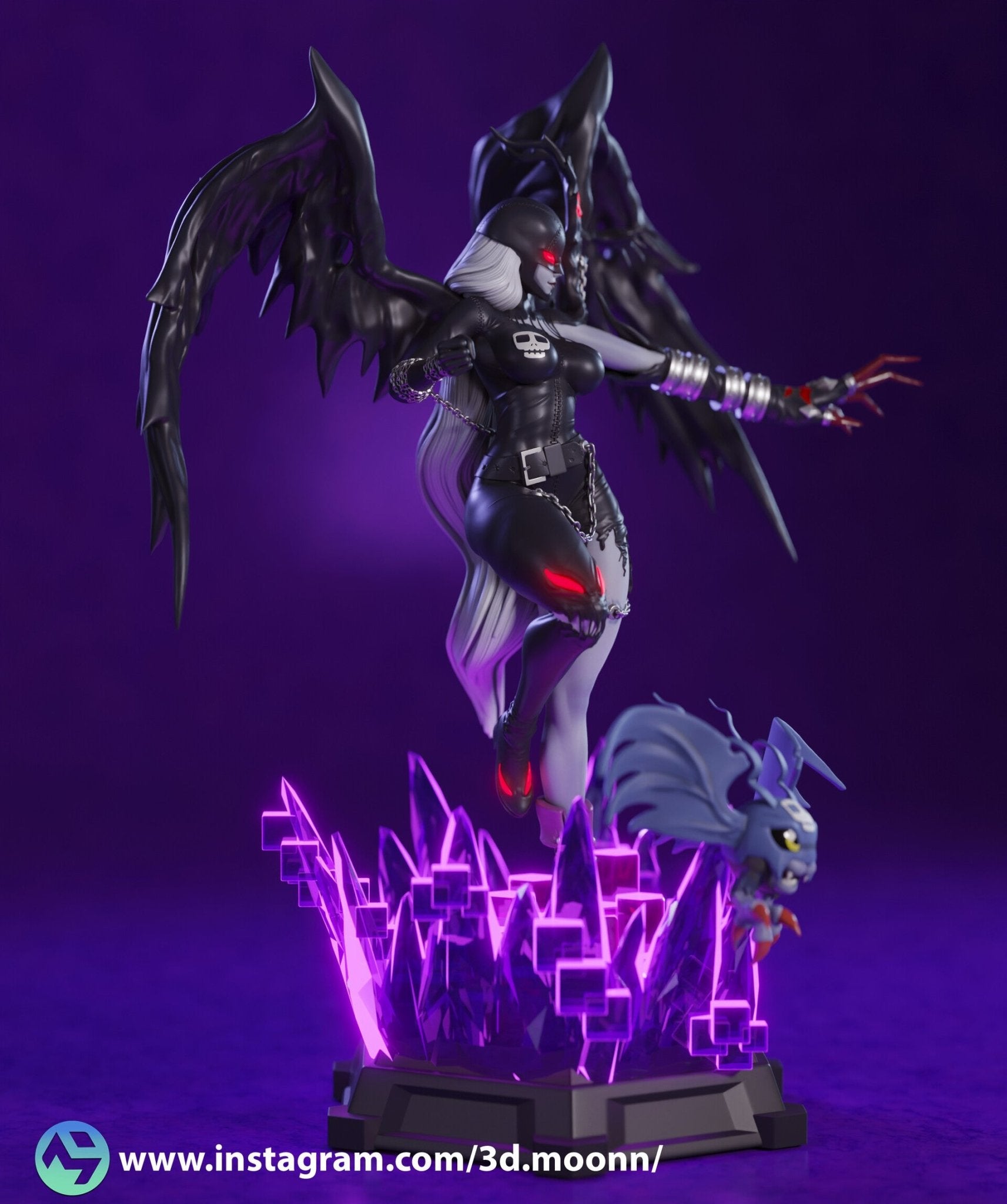 Lady Devimon - 3DMoonn - Dark Forge Arts