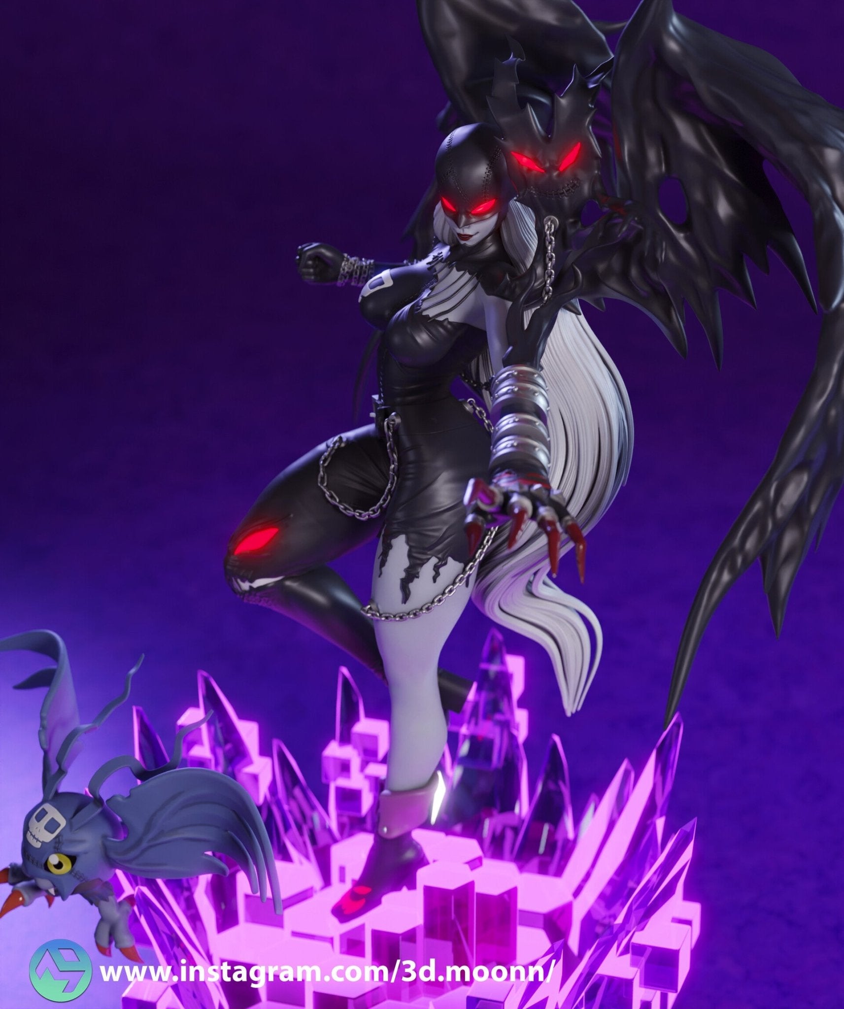 Lady Devimon - 3DMoonn - Dark Forge Arts