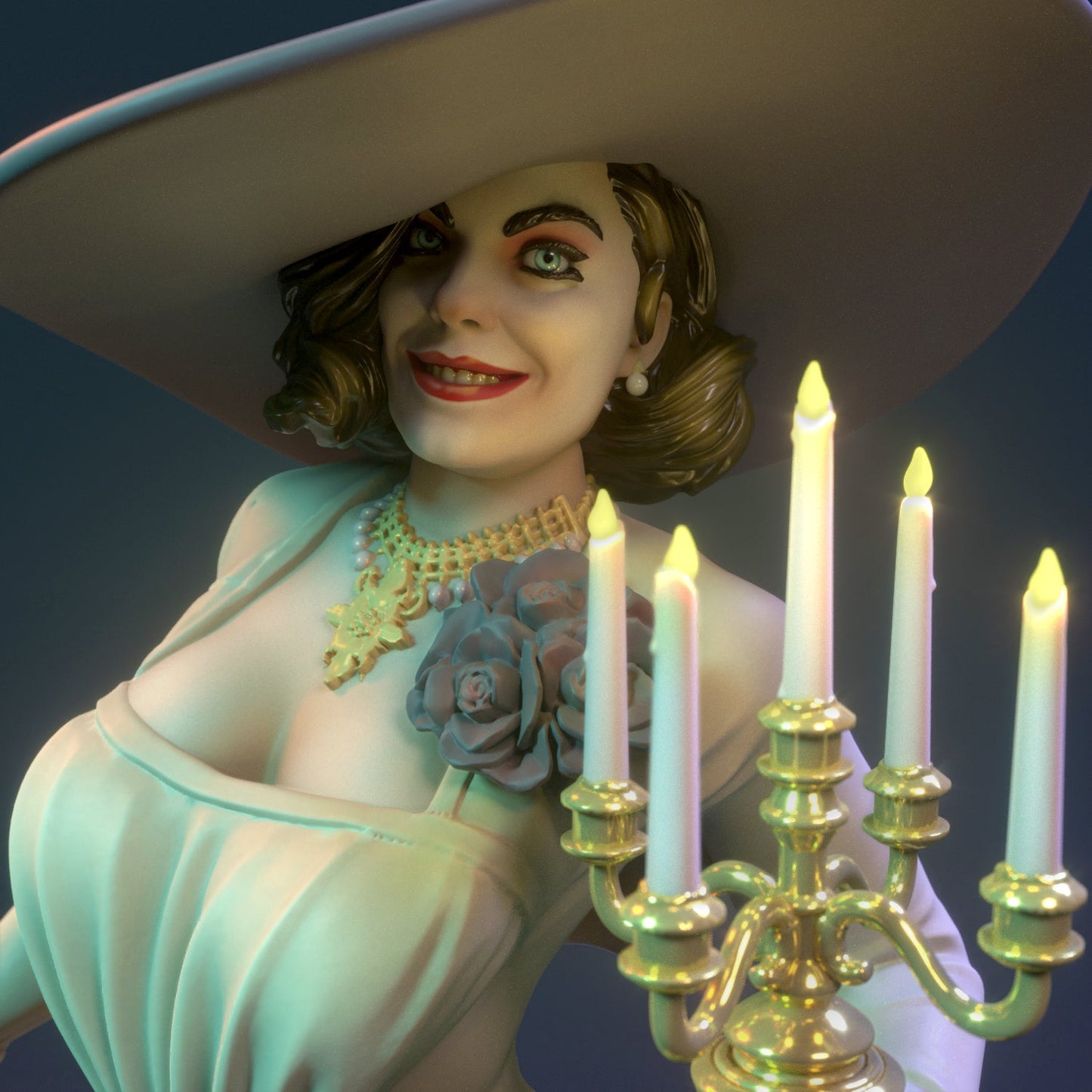 Lady Dimitrescu - Torrida Minis - Dark Forge Arts