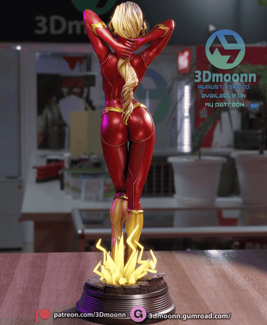 Lady Flash - 3DMoonn - Dark Forge Arts