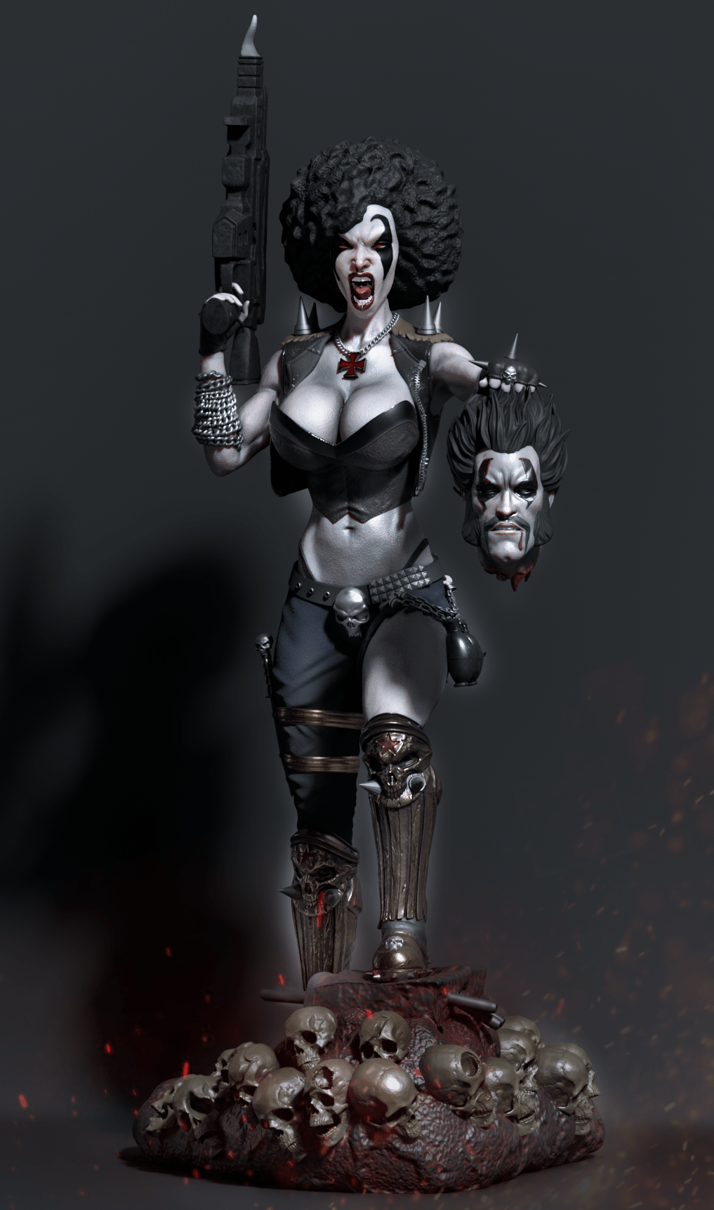 Lady Lobo - CA 3D Studios - Dark Forge Arts