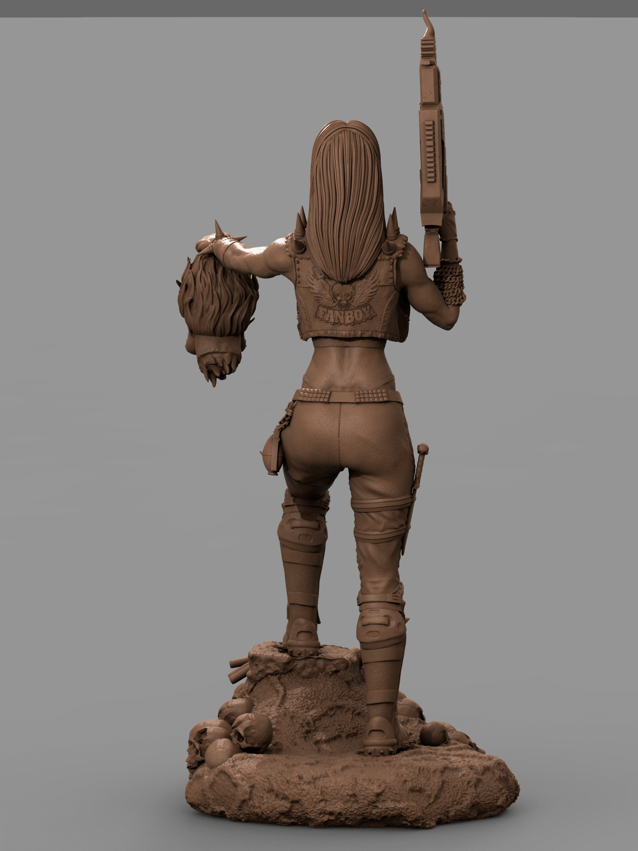 Lady Lobo - CA 3D Studios - Dark Forge Arts
