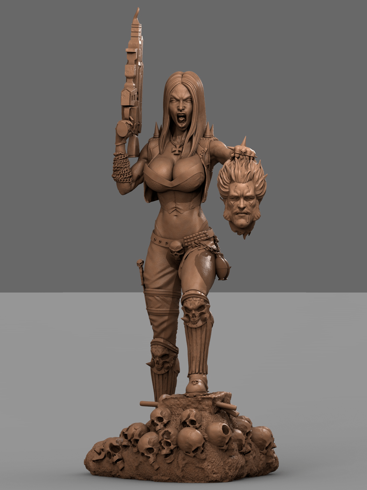 Lady Lobo - CA 3D Studios - Dark Forge Arts
