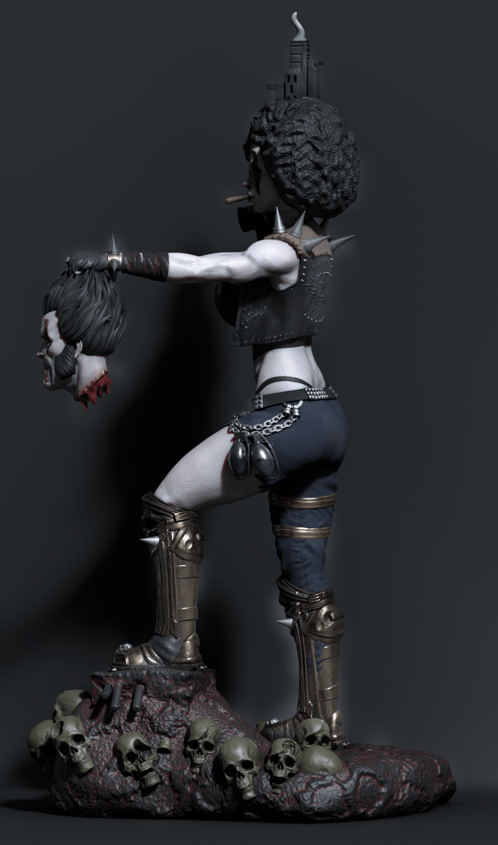 Lady Lobo - CA 3D Studios - Dark Forge Arts
