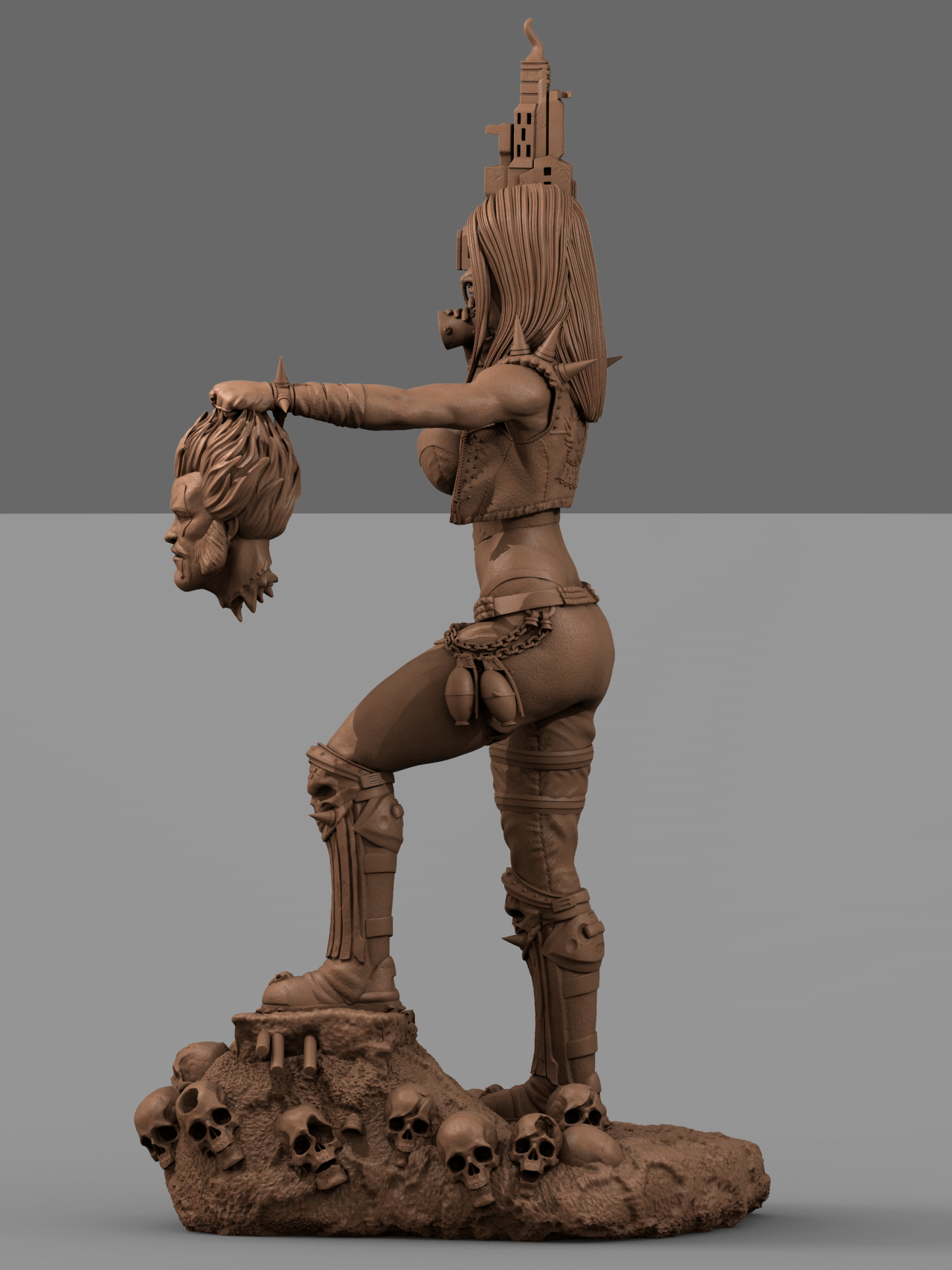 Lady Lobo - CA 3D Studios - Dark Forge Arts