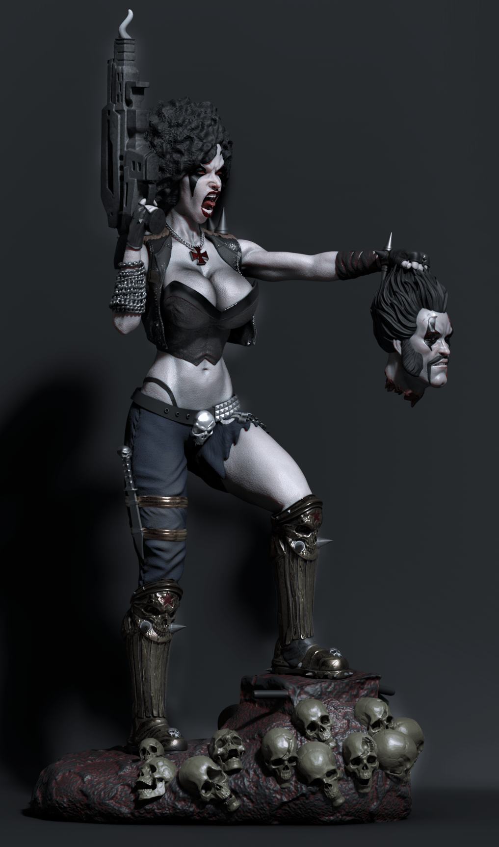 Lady Lobo - CA 3D Studios - Dark Forge Arts