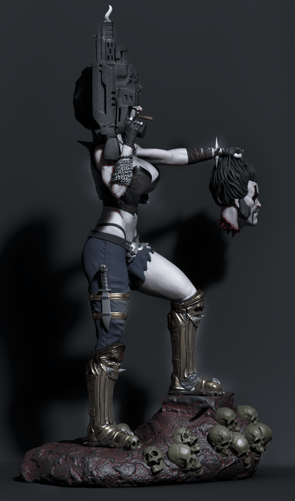 Lady Lobo - CA 3D Studios - Dark Forge Arts
