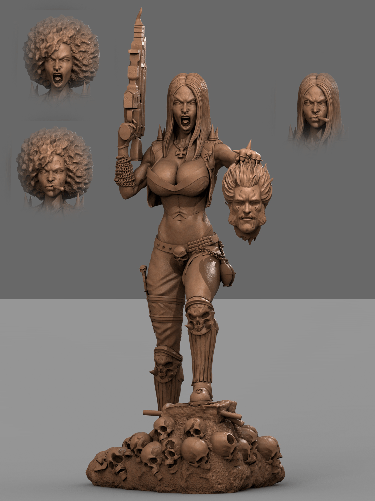 Lady Lobo - CA 3D Studios - Dark Forge Arts