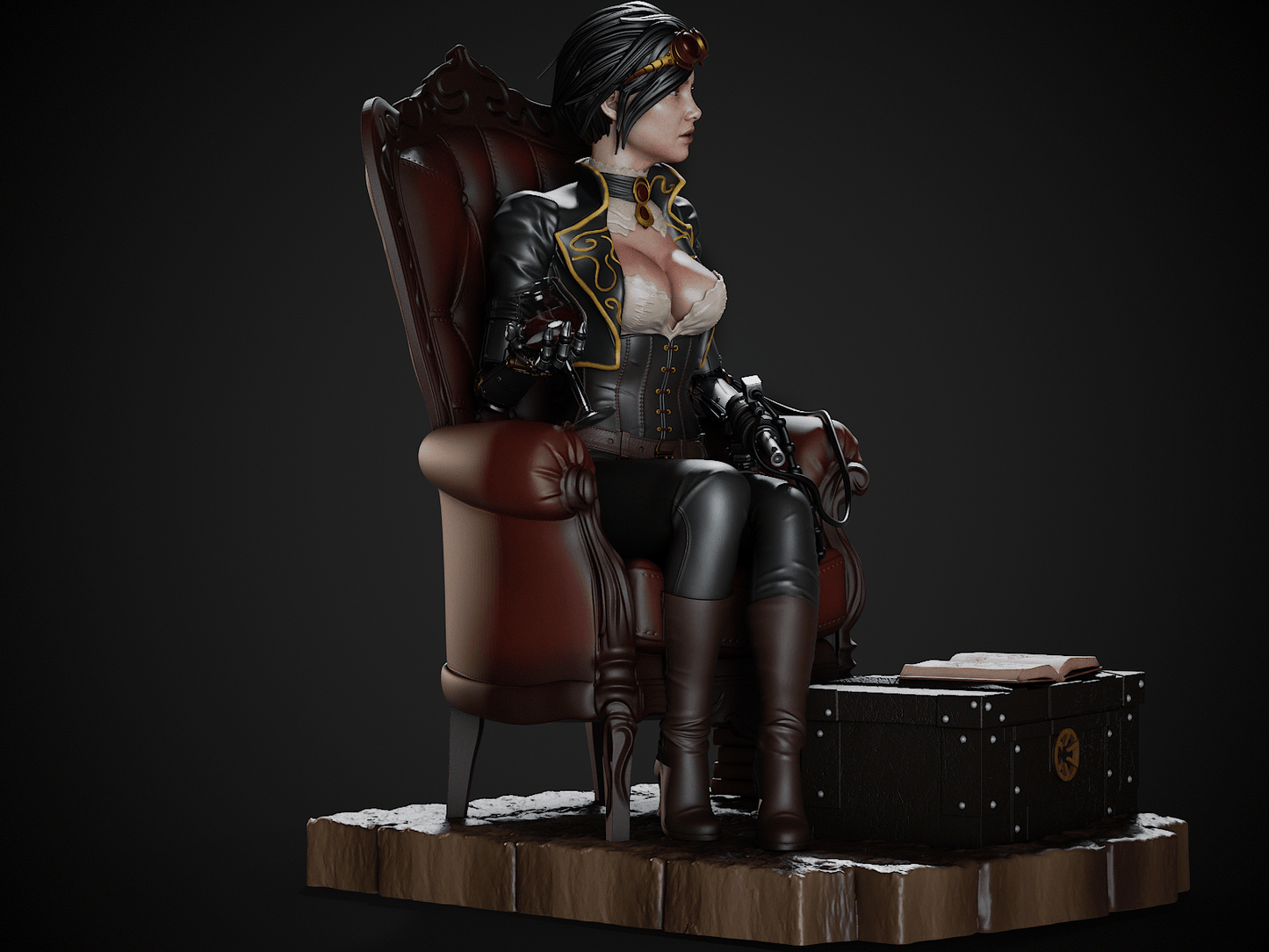 Lady Mechanika - CA 3D Studios - Dark Forge Arts