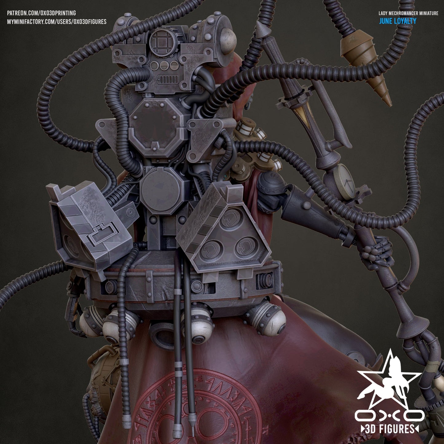 Lady Mechromancer - OXO3D - Dark Forge Arts
