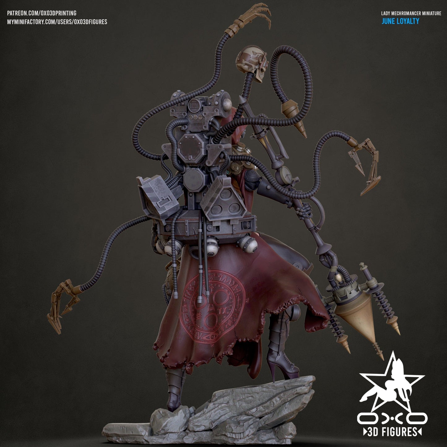 Lady Mechromancer - OXO3D - Dark Forge Arts