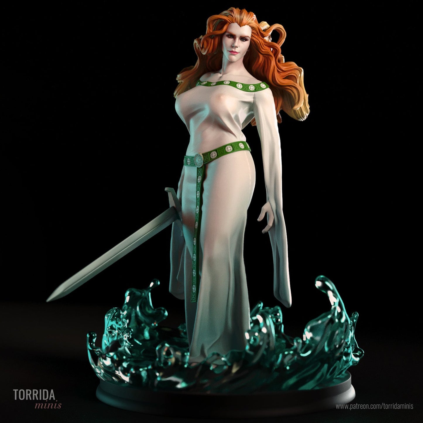 Lady of the Lake - Torrida Minis - Dark Forge Arts