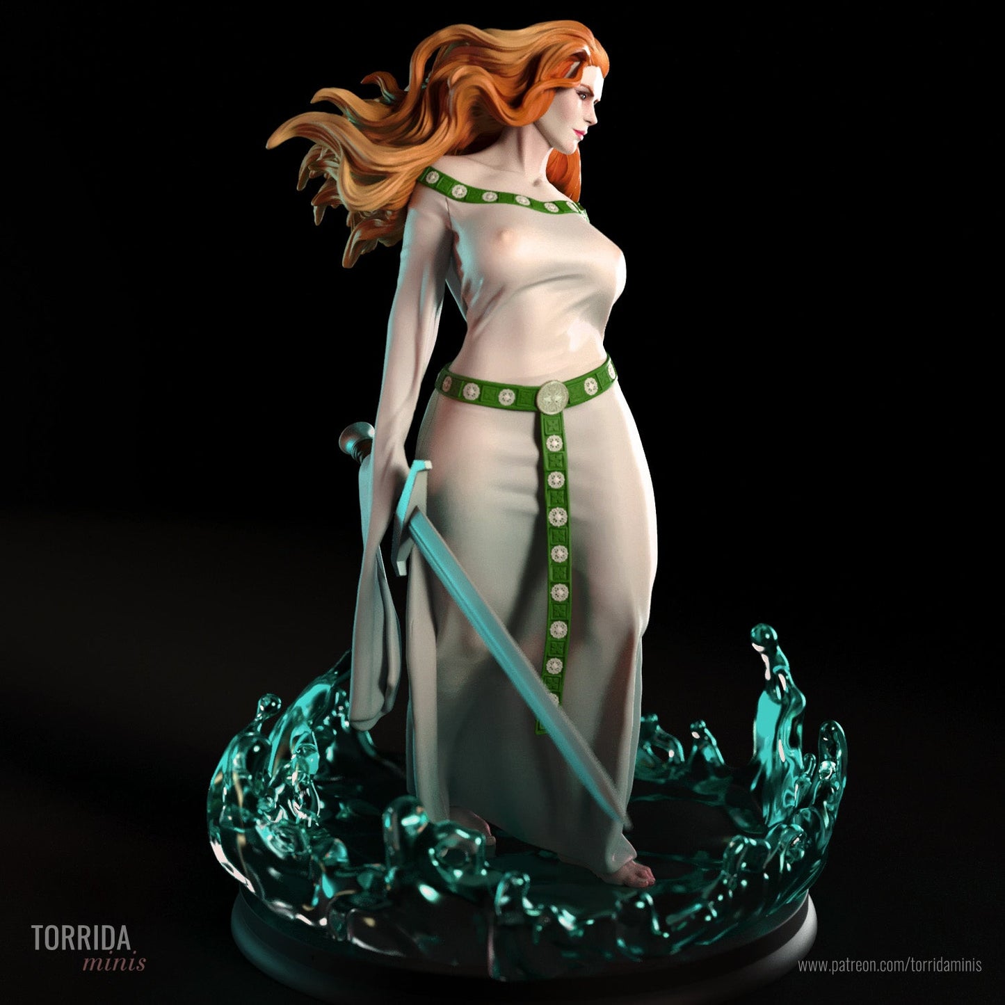 Lady of the Lake - Torrida Minis - Dark Forge Arts
