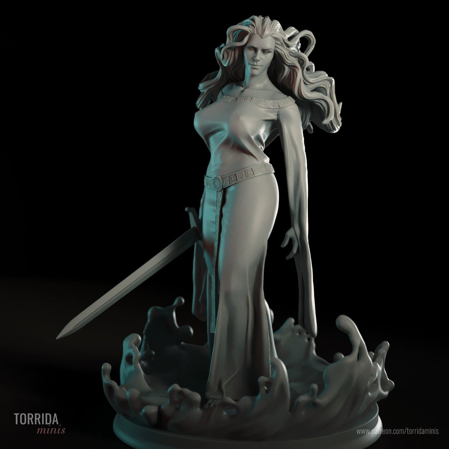 Lady of the Lake - Torrida Minis - Dark Forge Arts