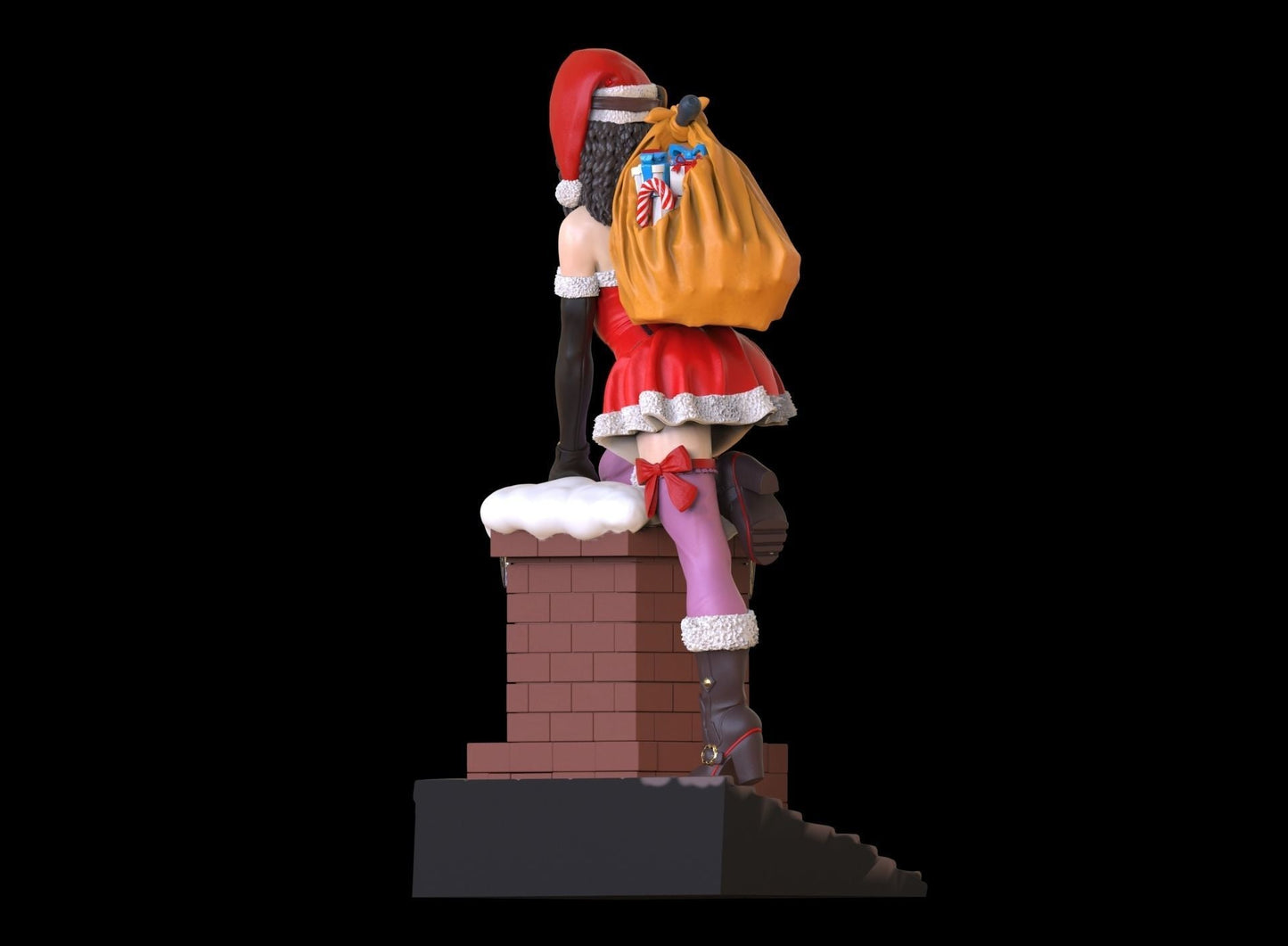 Lady Santa - Artifex3D - Dark Forge Arts