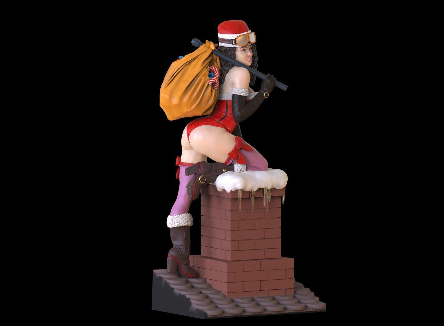 Lady Santa - Artifex3D - Dark Forge Arts
