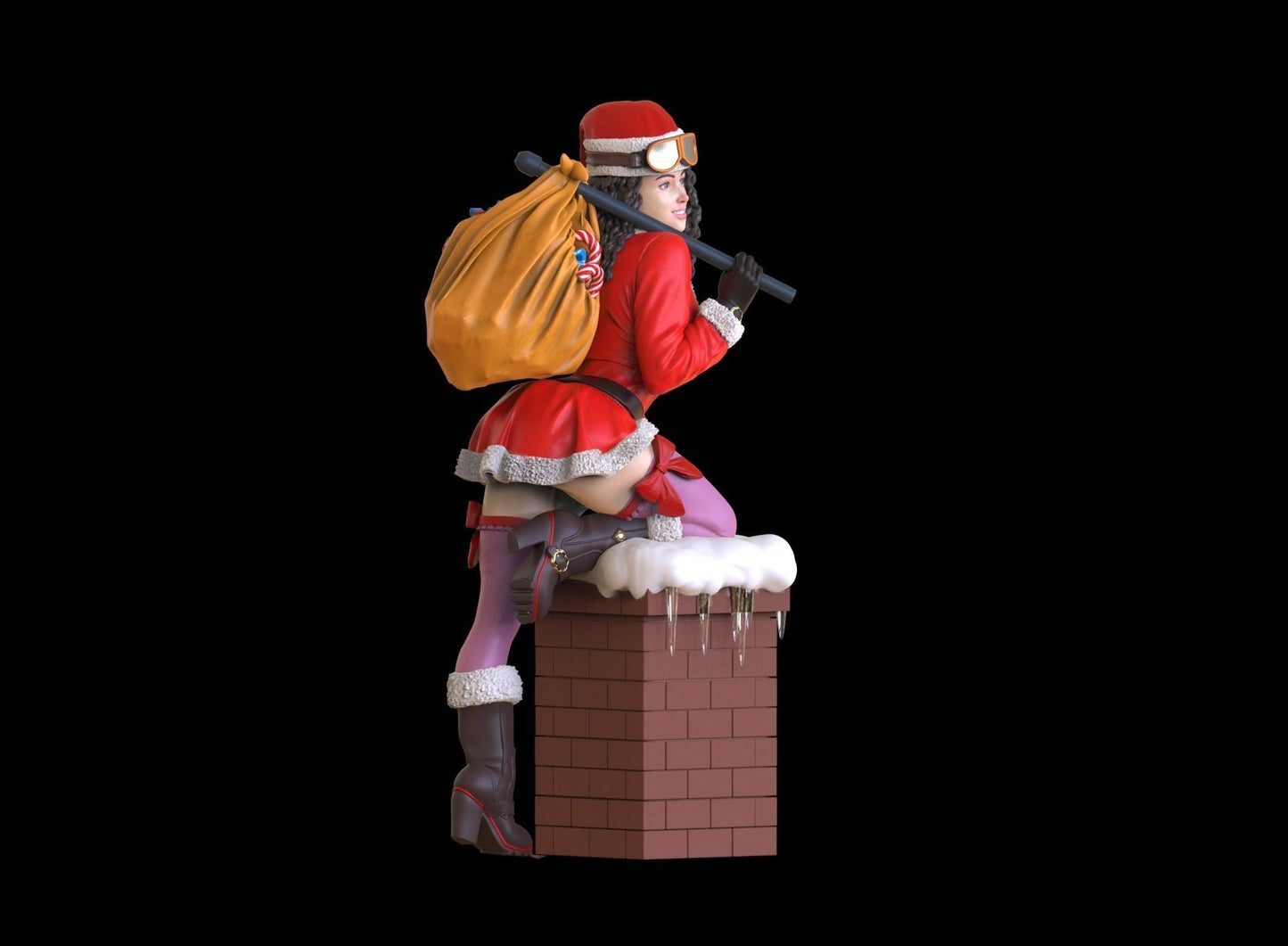 Lady Santa - Artifex3D - Dark Forge Arts