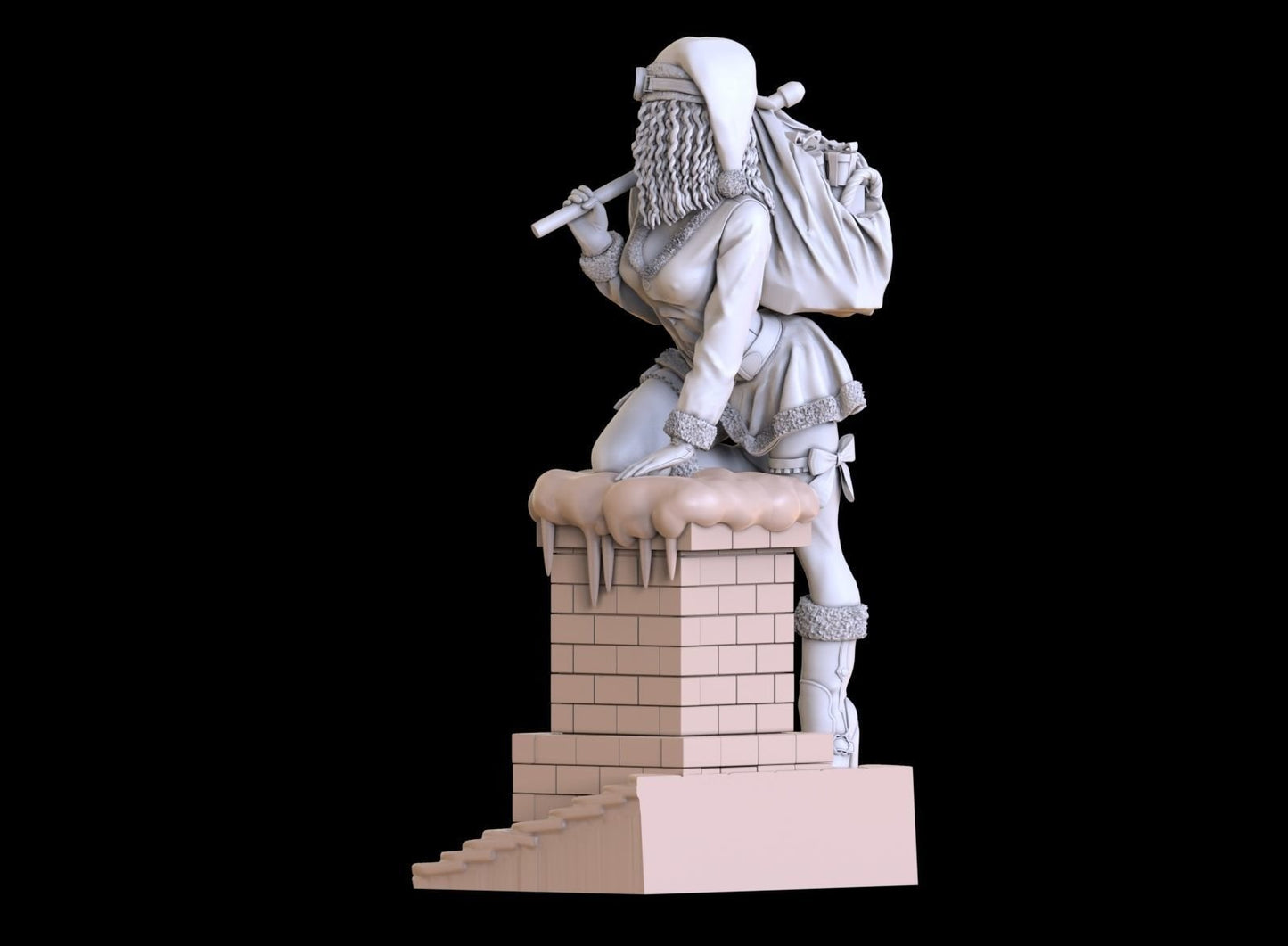 Lady Santa - Artifex3D - Dark Forge Arts