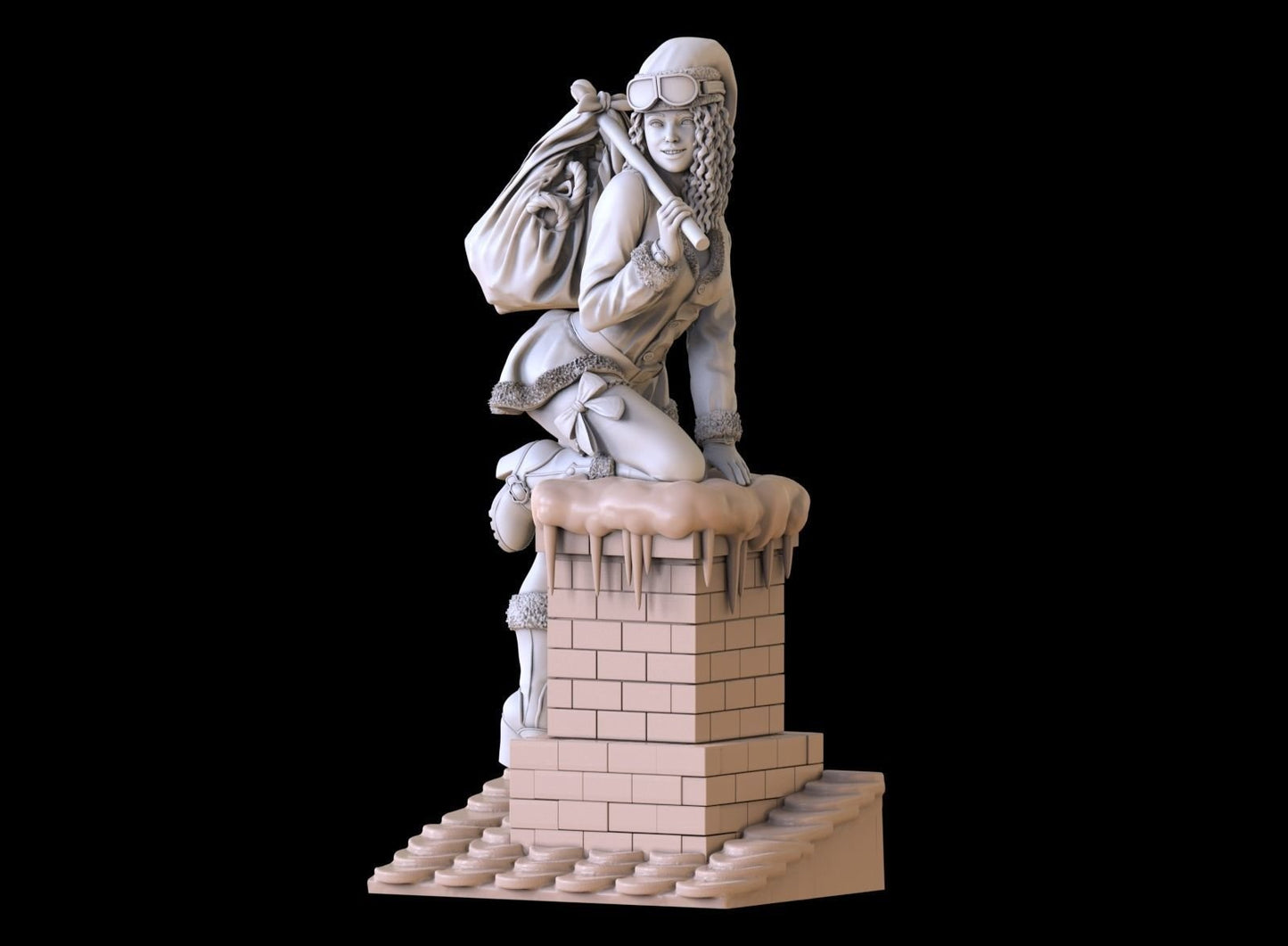 Lady Santa - Artifex3D - Dark Forge Arts