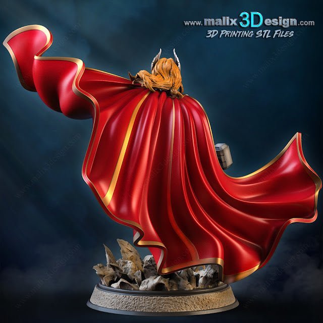 Lady Thor - Sanix3D - Dark Forge Arts