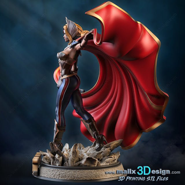 Lady Thor - Sanix3D - Dark Forge Arts